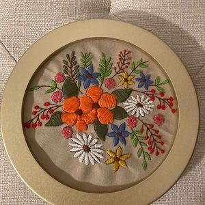 Handmade flower wall decoration